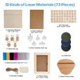Atomstack Laser Material Package ( 73 PCS)