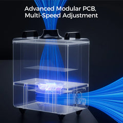 ikier d4 air purifier adjustable speed