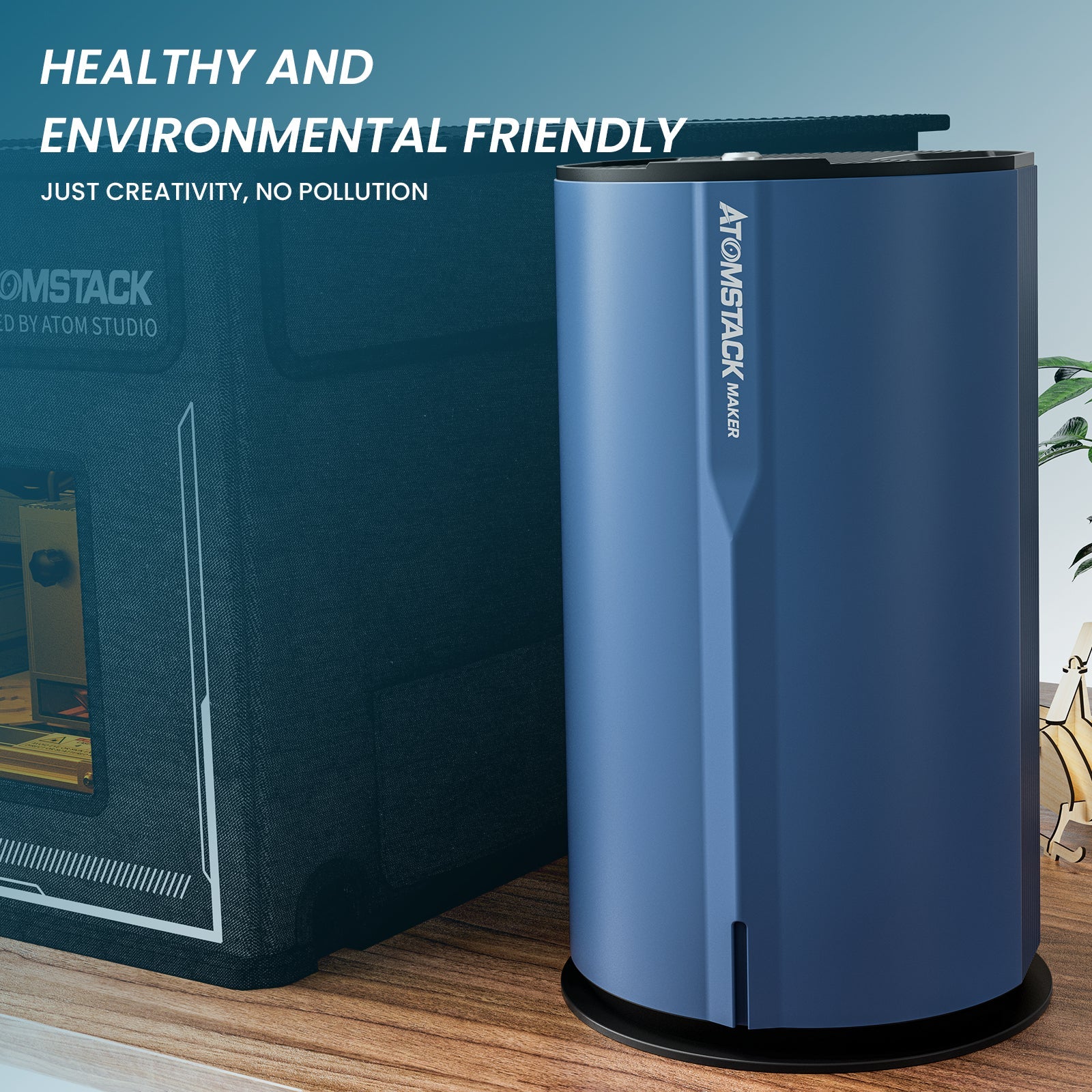 [US Only] Atomstack D2 Air Purifier for Laser Engraver Smoke Filter