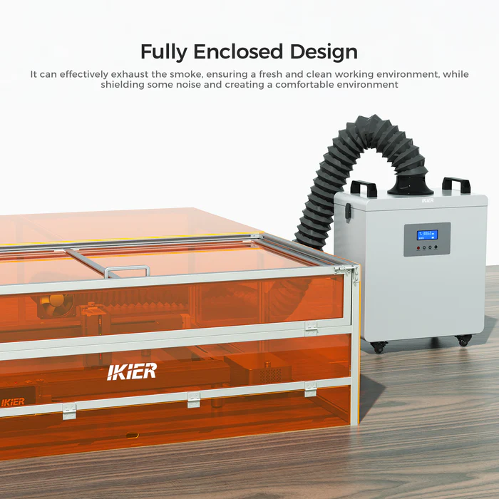 IKier E3 Enclosure For Atomstack X70/A70 MAX - Laser Engraver Smoke Containment
