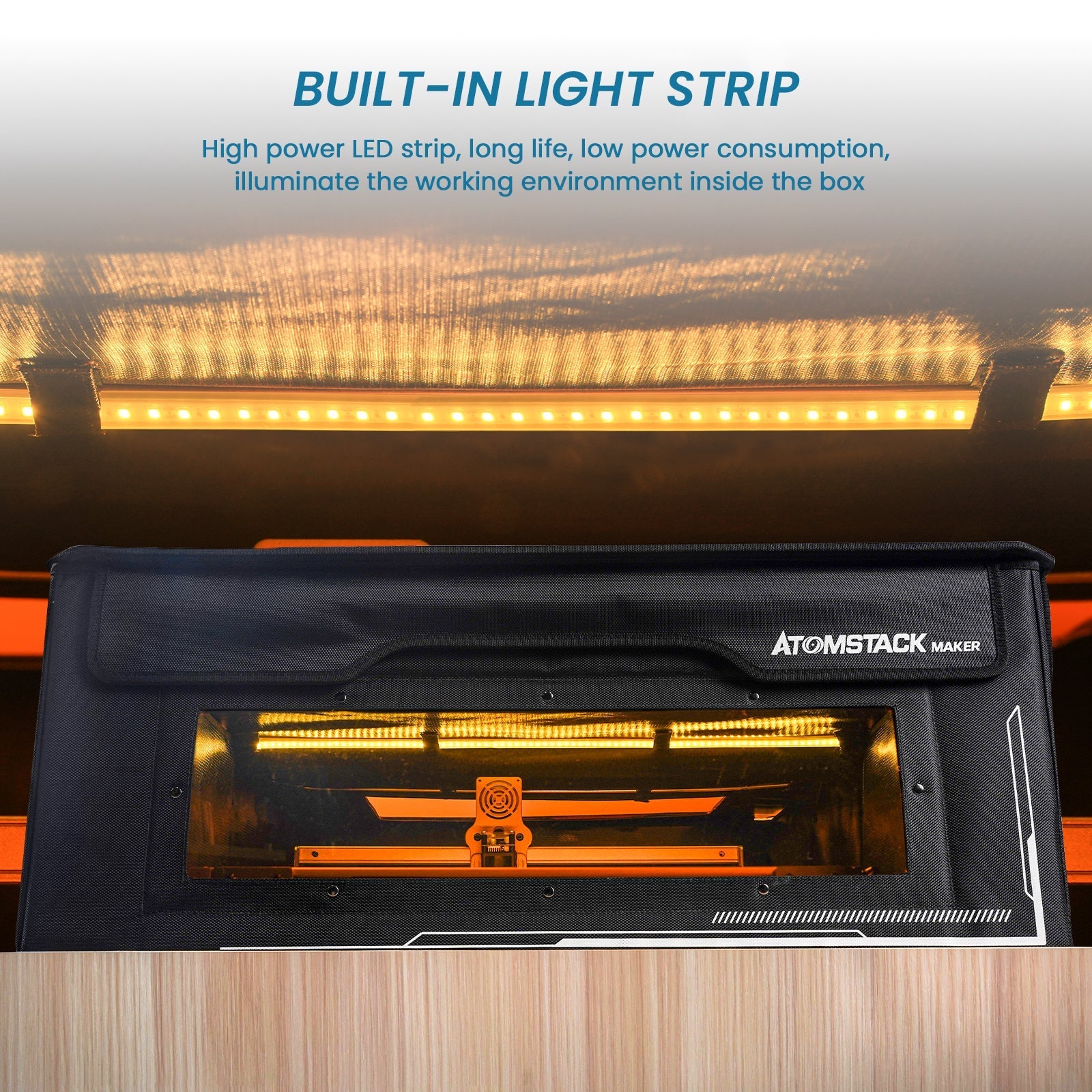 Atomstack FB2 Plus Enclosure Foldable Cover for All Brands Laser Engraver with Extension Kit