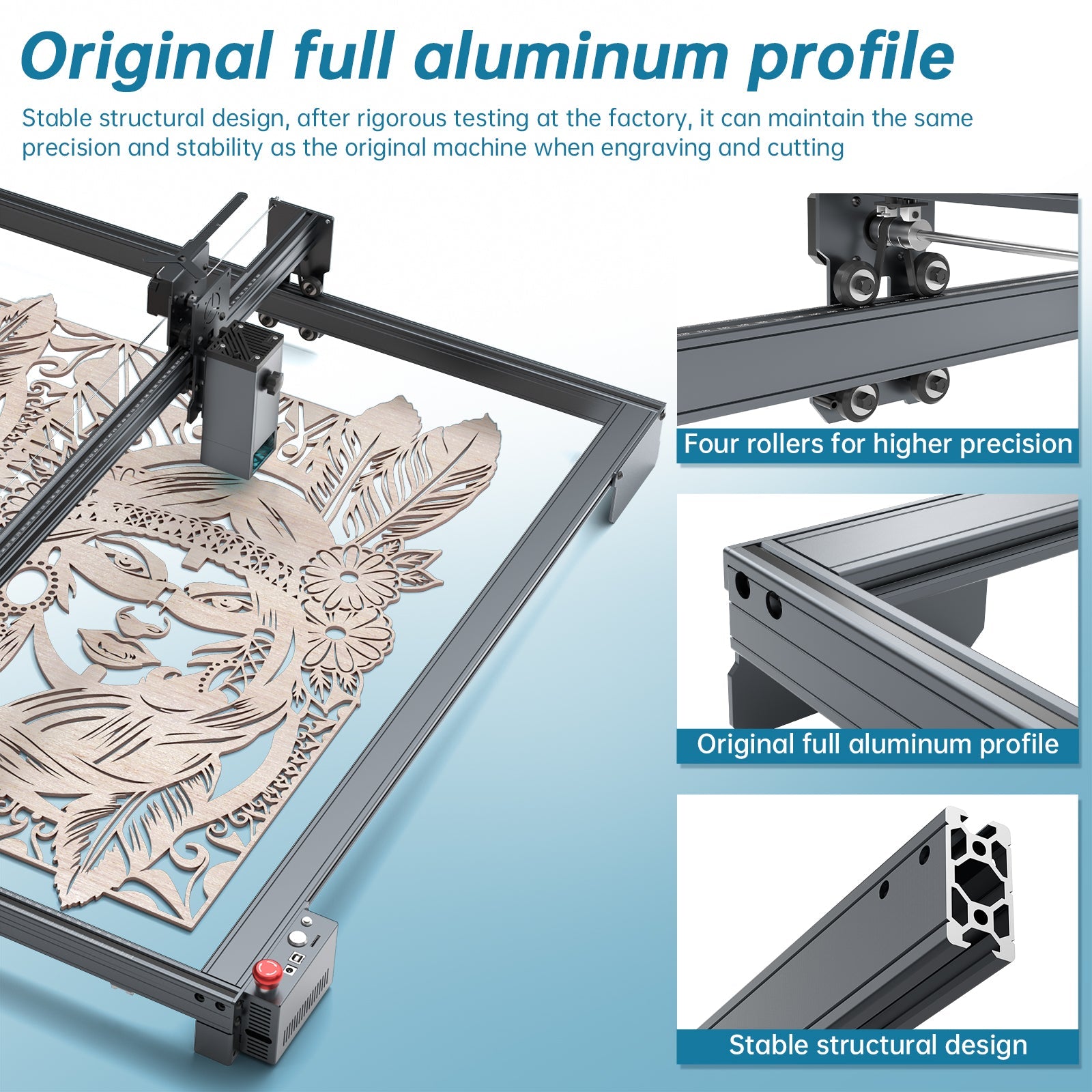 Atomstack E85 Expansion Kit: Enhance Your Laser Engraving Area to 850*800mm