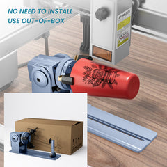 iKier R1 Pro Multi-function Chuck and Roller Rotary for Laser Engraver