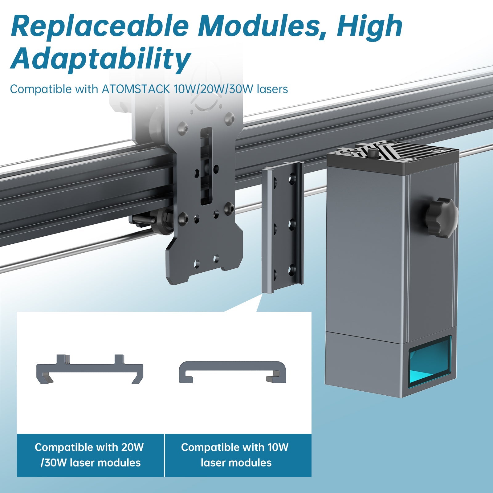 Atomstack E85 Expansion Kit: Enhance Your Laser Engraving Area to 850*800mm