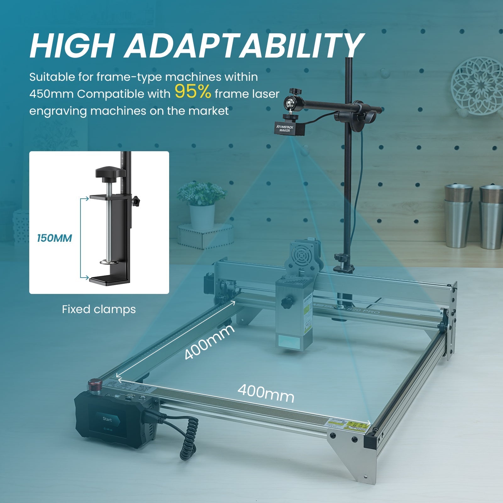 iKier C1 Lightburn Camera Precise Positioning For Laser Engraver