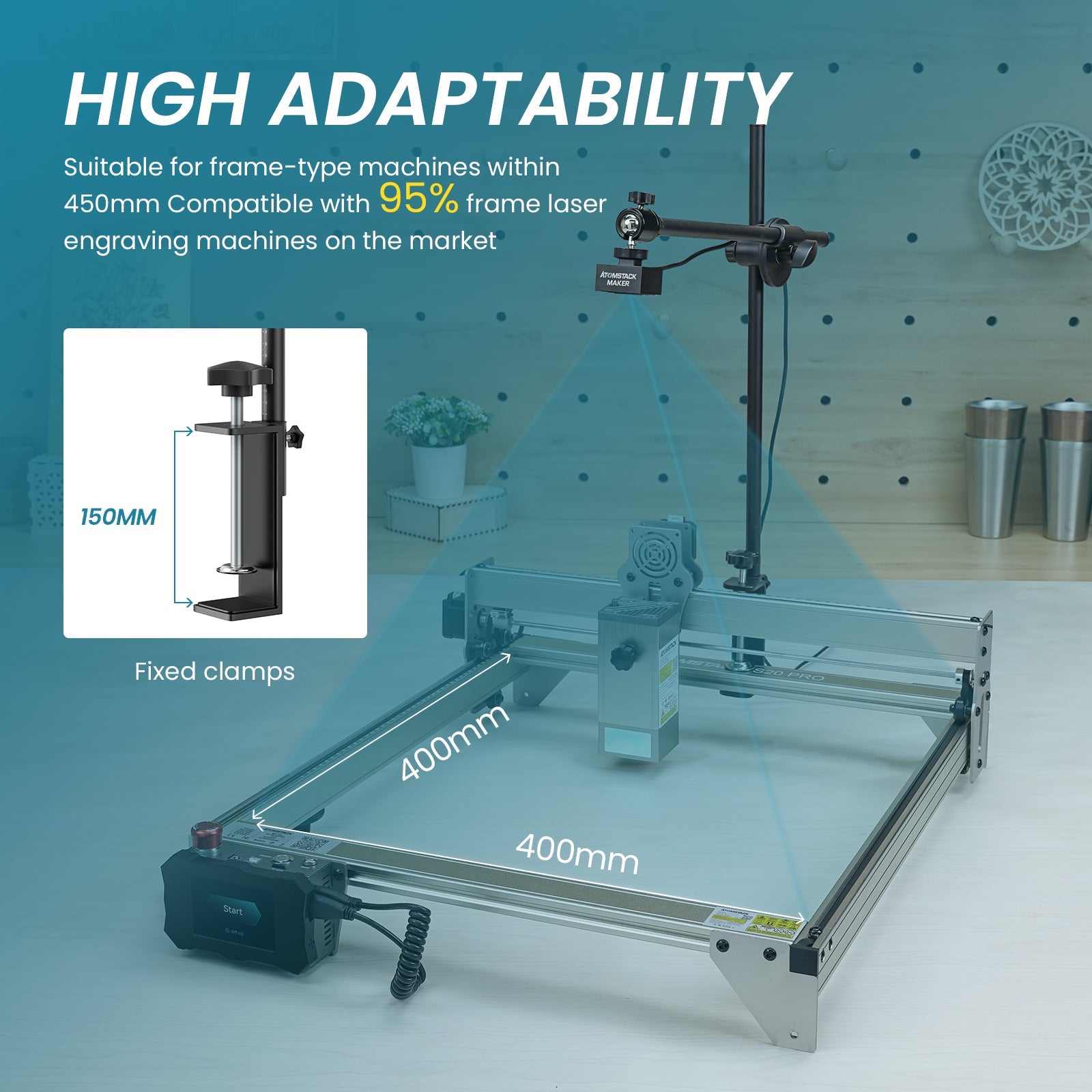 Atomstack AC1 Lightburn Camera For Precise Positioning in Laser Engraving