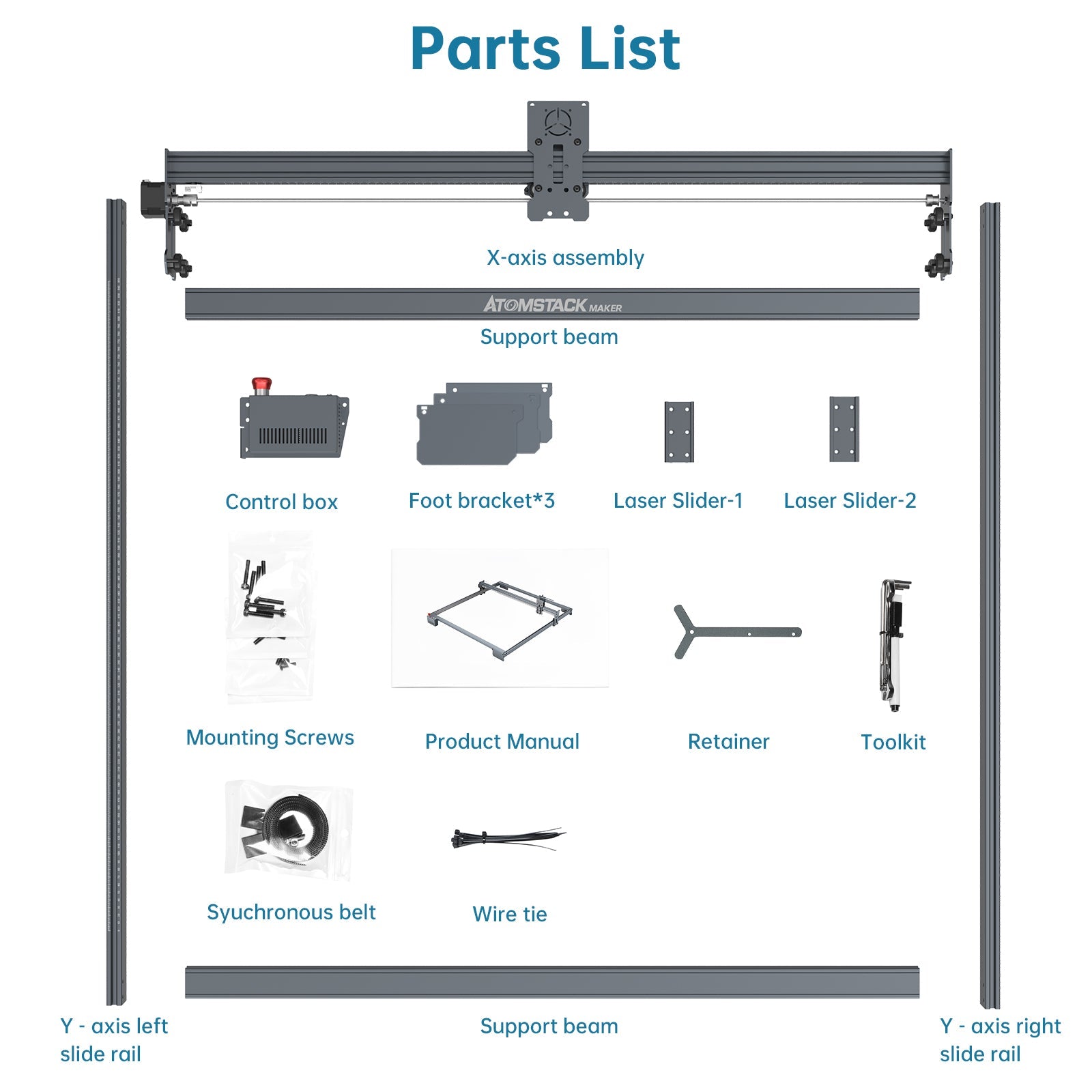 Atomstack E85 Expansion Kit: Enhance Your Laser Engraving Area to 850*800mm