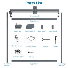 Atomstack E85 Expansion Kit: Enhance Your Laser Engraving Area to 850*800mm