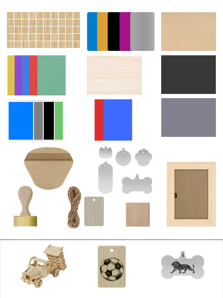 Atomstack Laser Material Package ( 195 PCS)