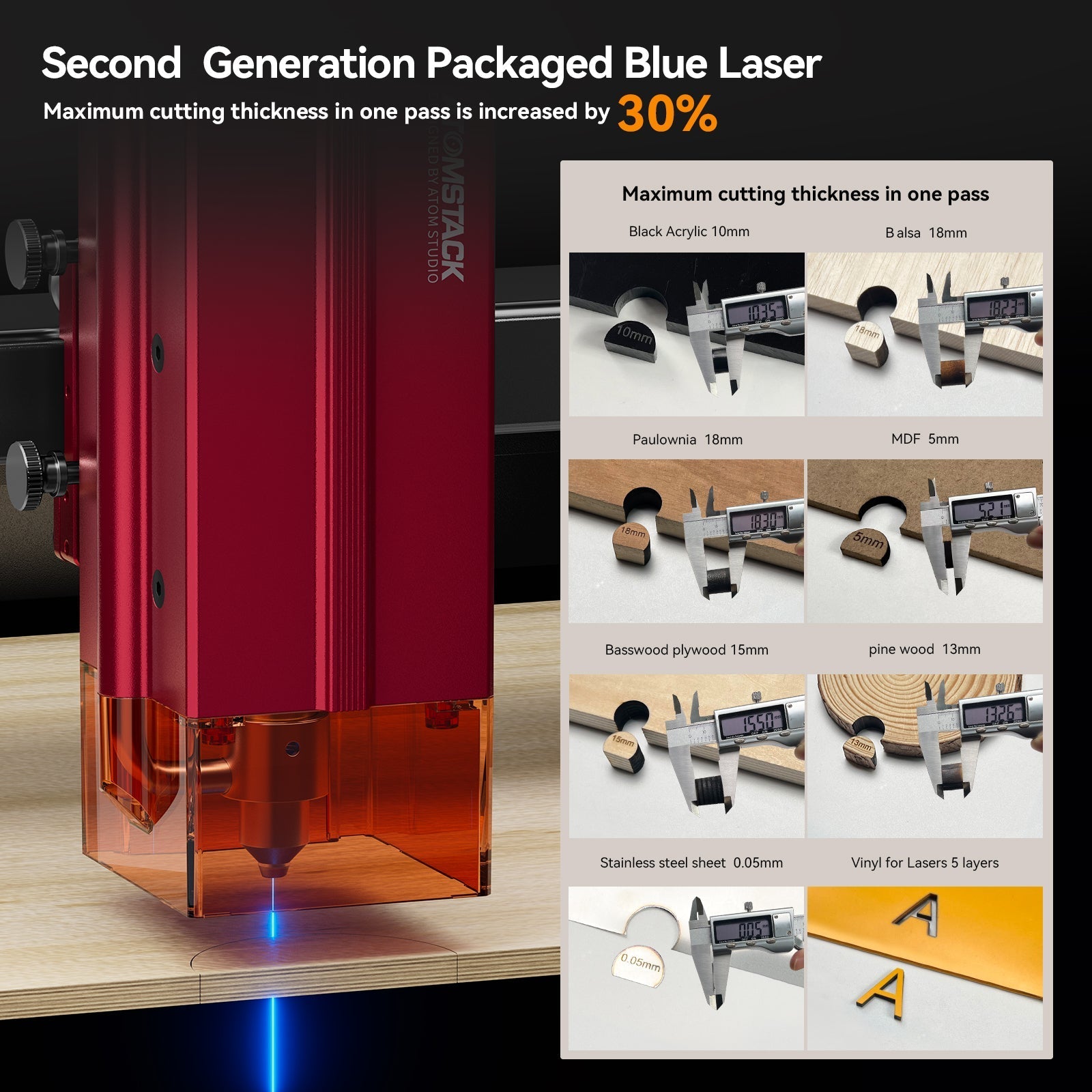 [US Only] Atomstack X24 Pro 120W All-in-one 2nd Generation Laser Engraver + B3 Enclosure Dust-Proof Protective Box