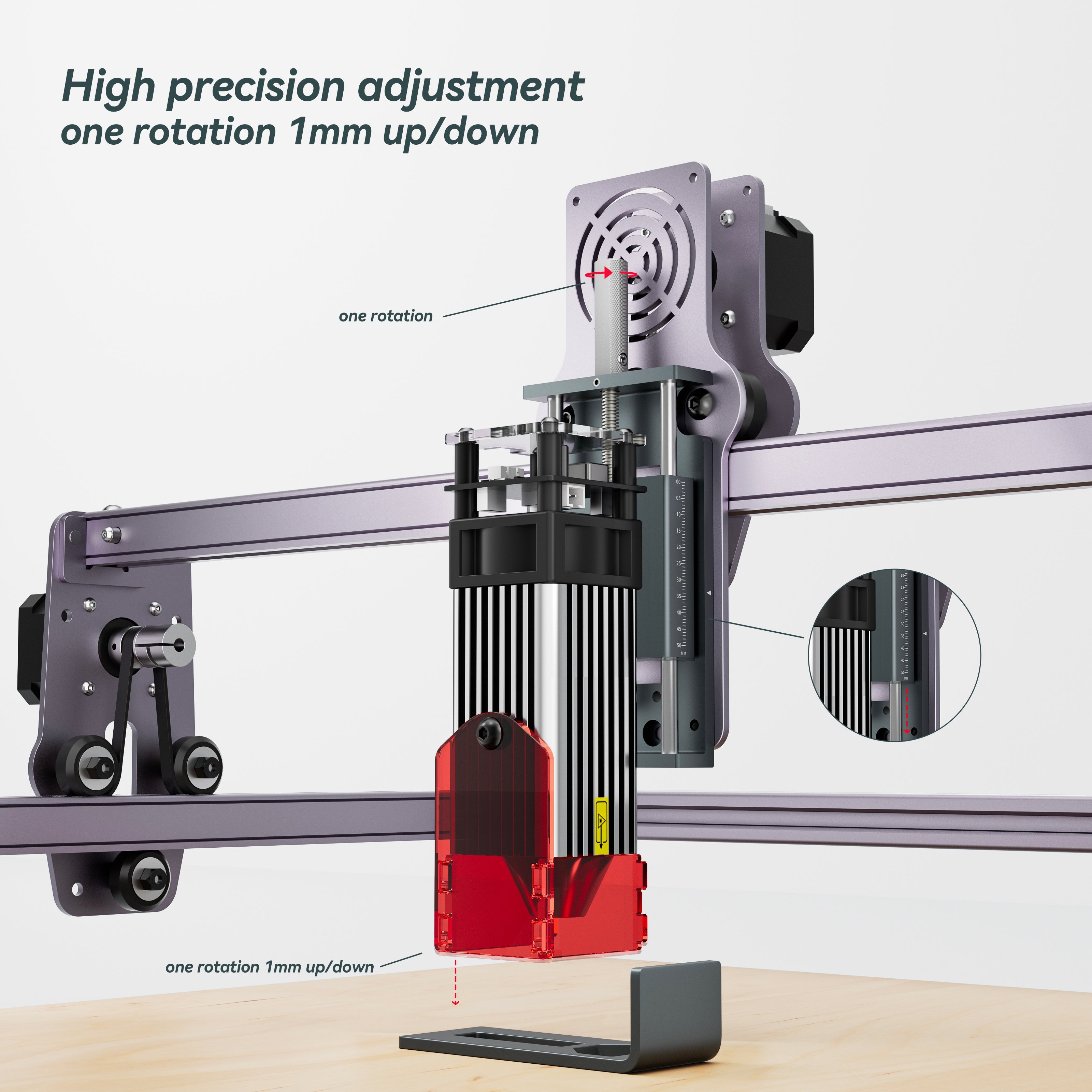 Atomstack Maker L1 Z-axis Adjuster for Laser Module Height Adjustment