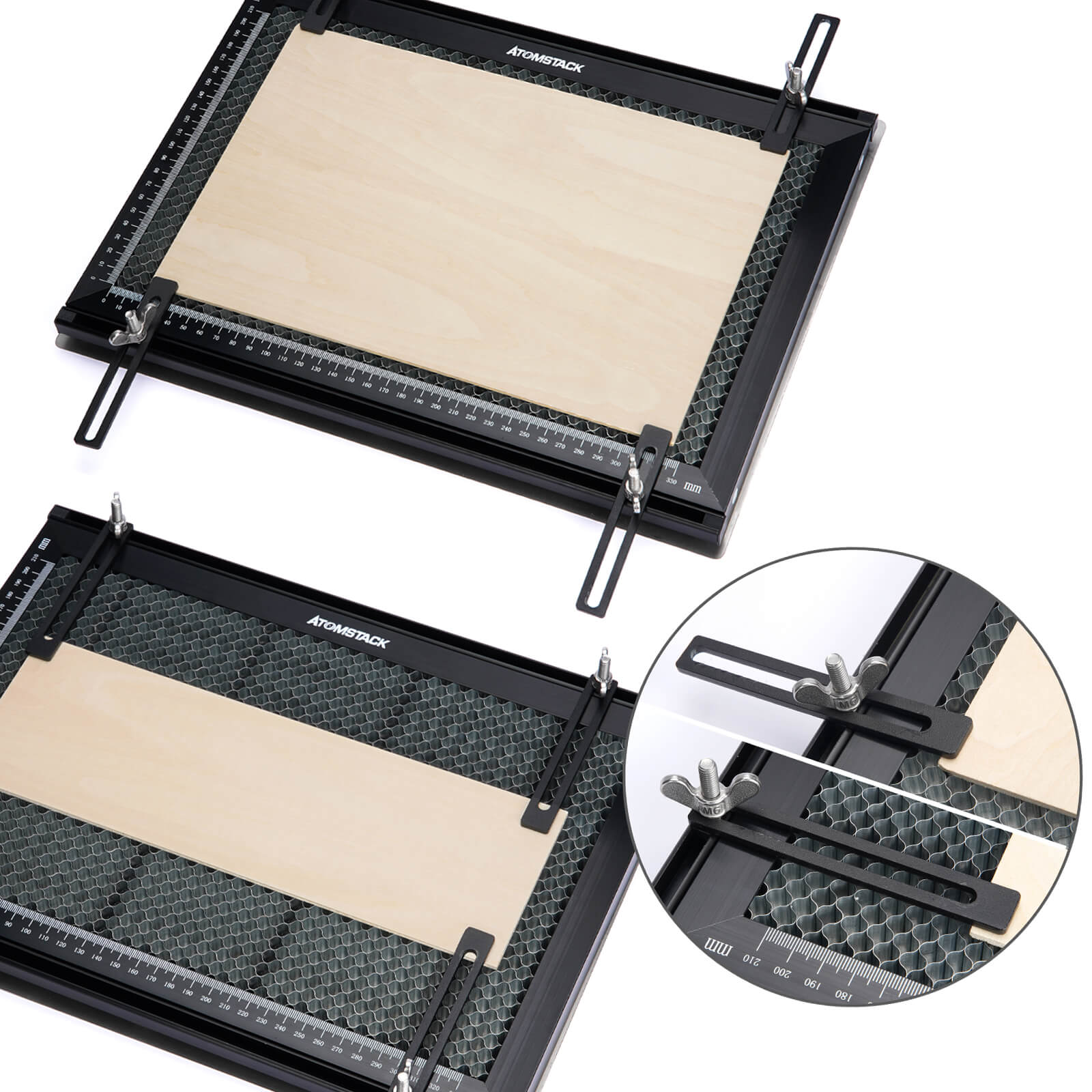 Atomstack F1 Laser Cutting Honeycomb Worktable with Fixtures