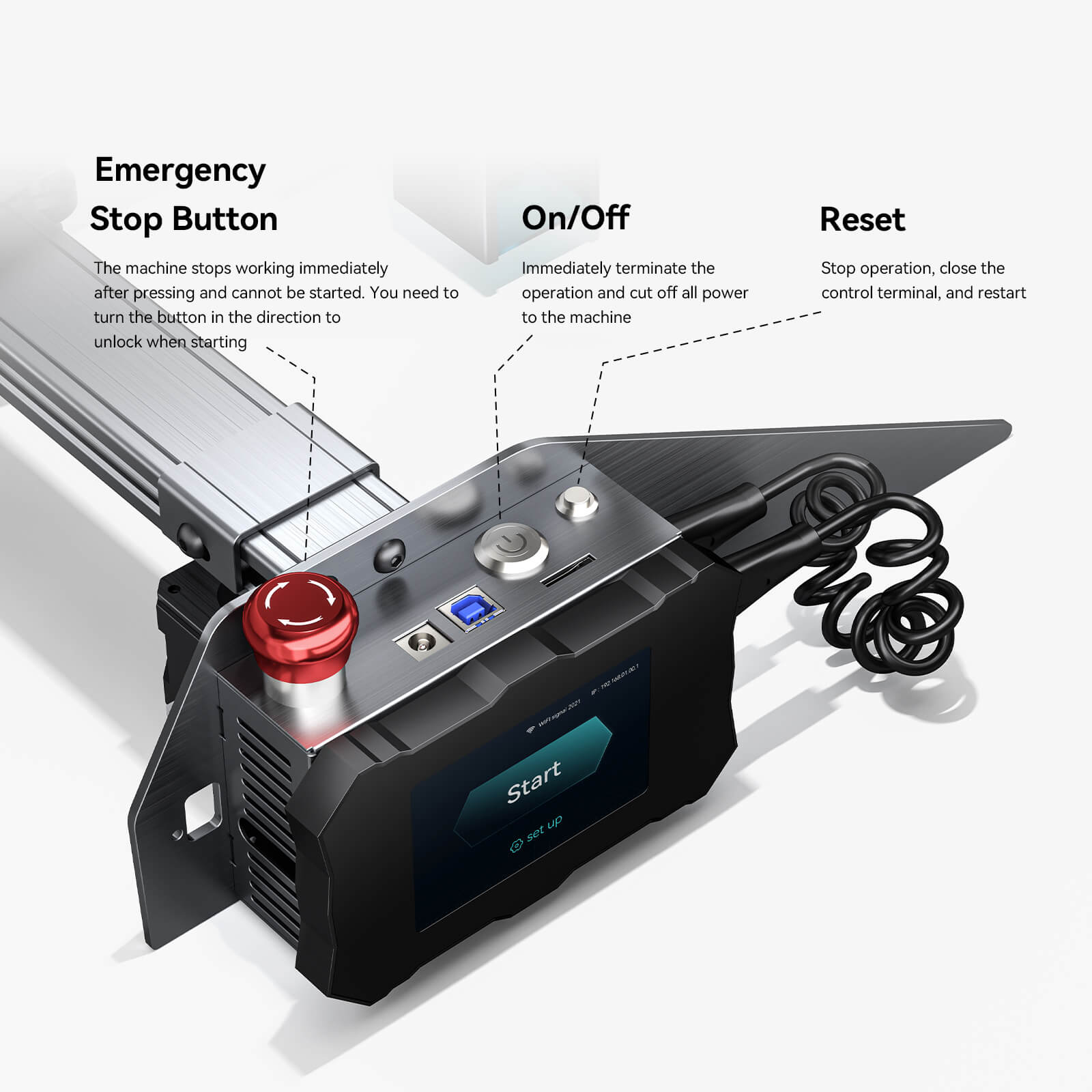 [Refurbished] Atomstack P9 M50 50W Portable Laser Engraver and Cutter