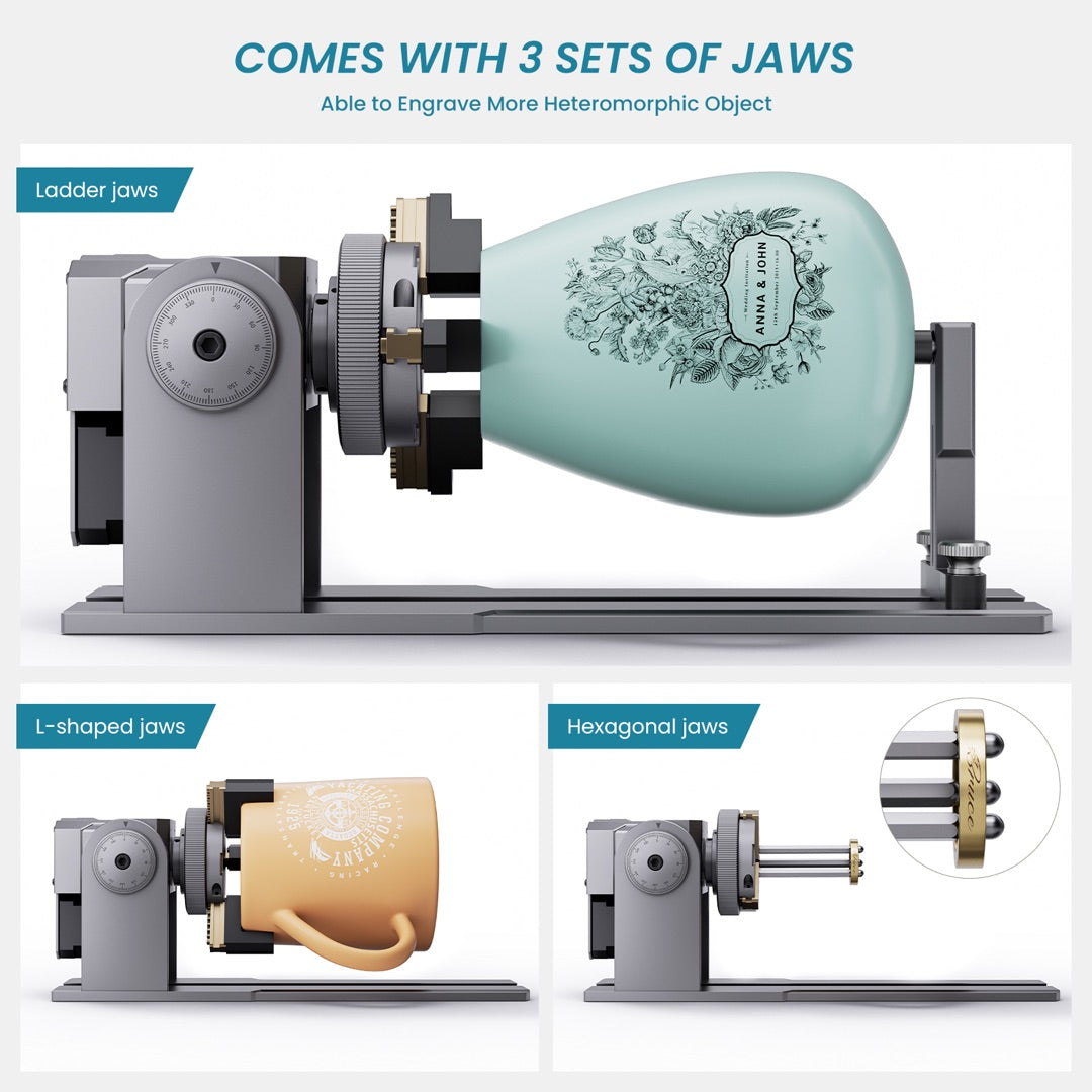 [Refurbished] Atomstack R1 Multi-function Chuck Rotary for Laser Engraver