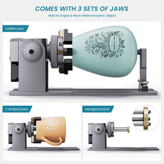 [Refurbished] Atomstack R1 Multi-function Chuck Rotary for Laser Engraver