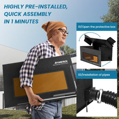 Atomstack FB2 Enclosure Foldable Dust-Proof Cover for all brands of laser engravers