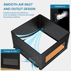 Atomstack FB2 Enclosure Foldable Dust-Proof Cover for all brands of laser engravers