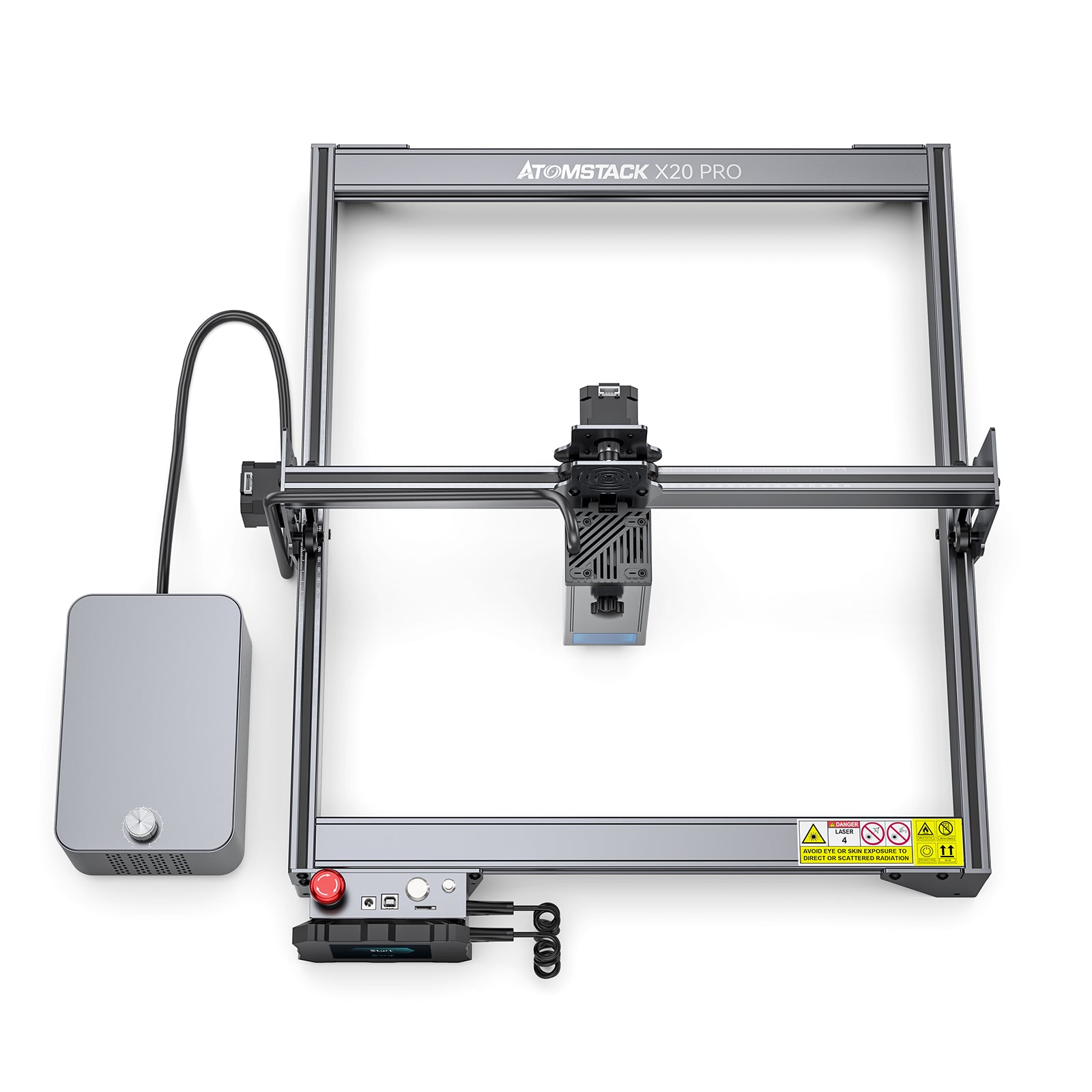 【Refurbished】Atomstack X20 Pro 130W Quad-Laser Engraving and Cutting Machine Built-in Air Assist System