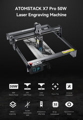 Atomstack X7 Pro 50W Laser Cutter & Engraving Machine + R1 Rotary Chuck