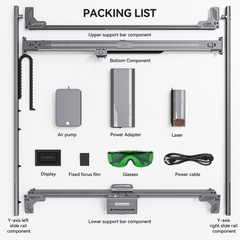 Atomstack X70 Max 360W Laser Engraver /w F60 Air Assist - 850*800MM Engraving Size