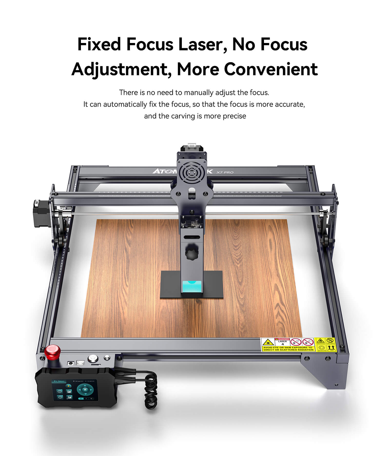 Atomstack X7 Pro 50W Laser Cutter & Engraving Machine + R1 Rotary Chuck